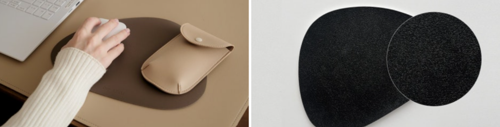 커먼누보 마우스패드 뒷면 논슬립(Non-slip) 처리, 밀림 방지 기능성 패드