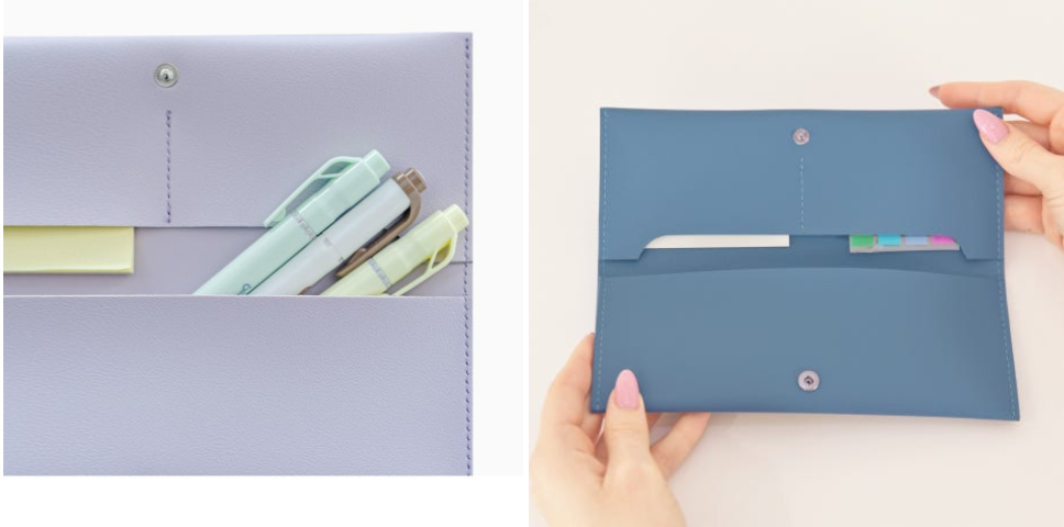 누보 펜슬케이스 메모지,포스트잇,펜 수납