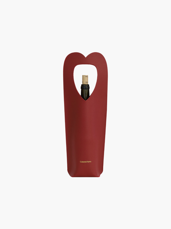 누보 리유저블 와인백 딥레드 